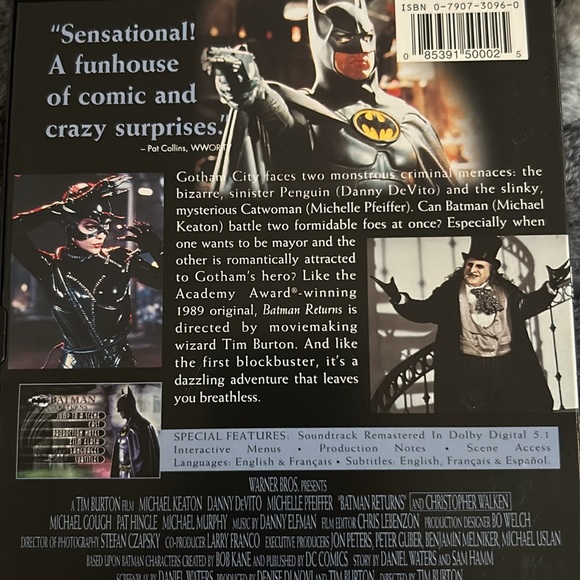 Batman Returns DVD - Picture 4 of 4